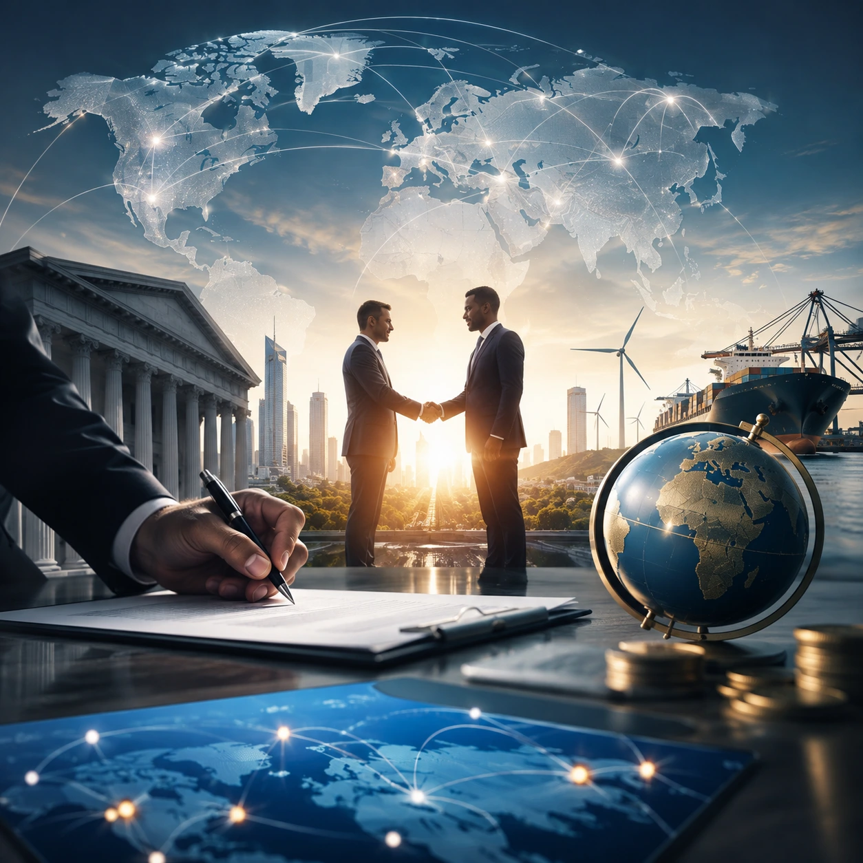 Business meeting in Ethiopia